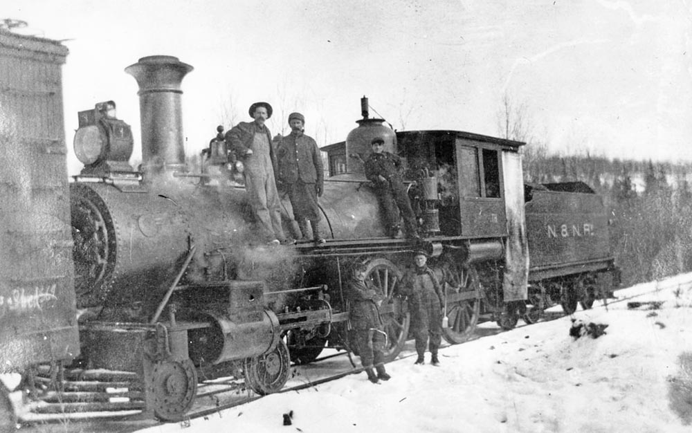 Moteur ferroviaire Nosbonsing et Nipissing « JR Booth », vers 1884