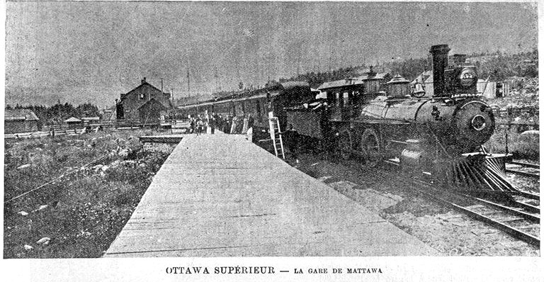 La Gare de Mattawa, 1892