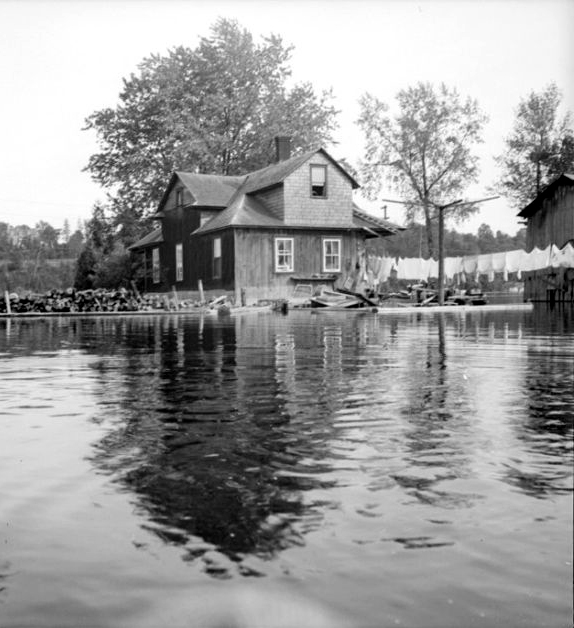 Inondations de 1947, Pointe-Gatineau