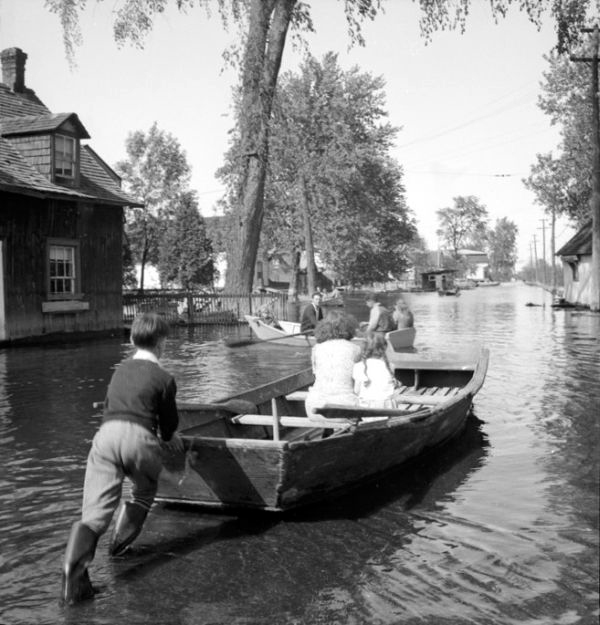 Inondations de 1947, Pointe-Gatineau