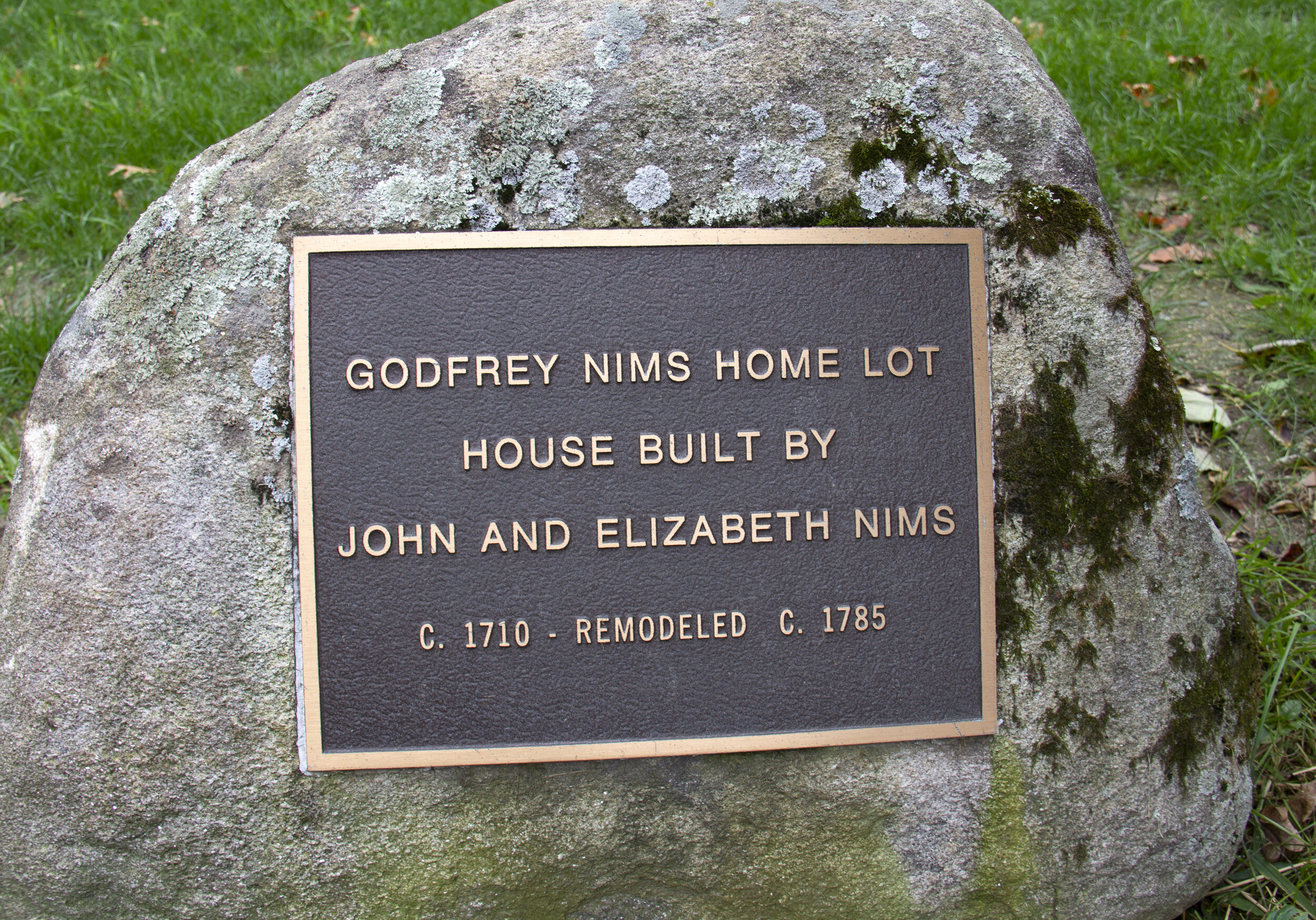 Godfrey Nims Home Lot, built c. 1710
