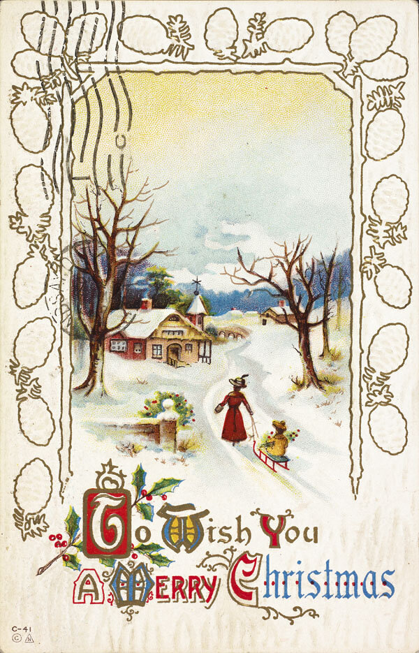 Circa 1910 Christmas Card (Library and Archives Canada)
