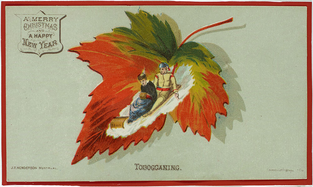 1884 Christmas Card (Library and Archives Canada)