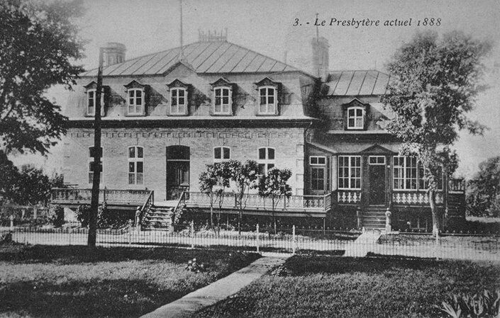 « Presbytère actuel 1888 »