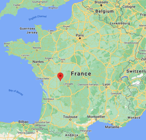 Localisation de Mauprévoir (Google)
