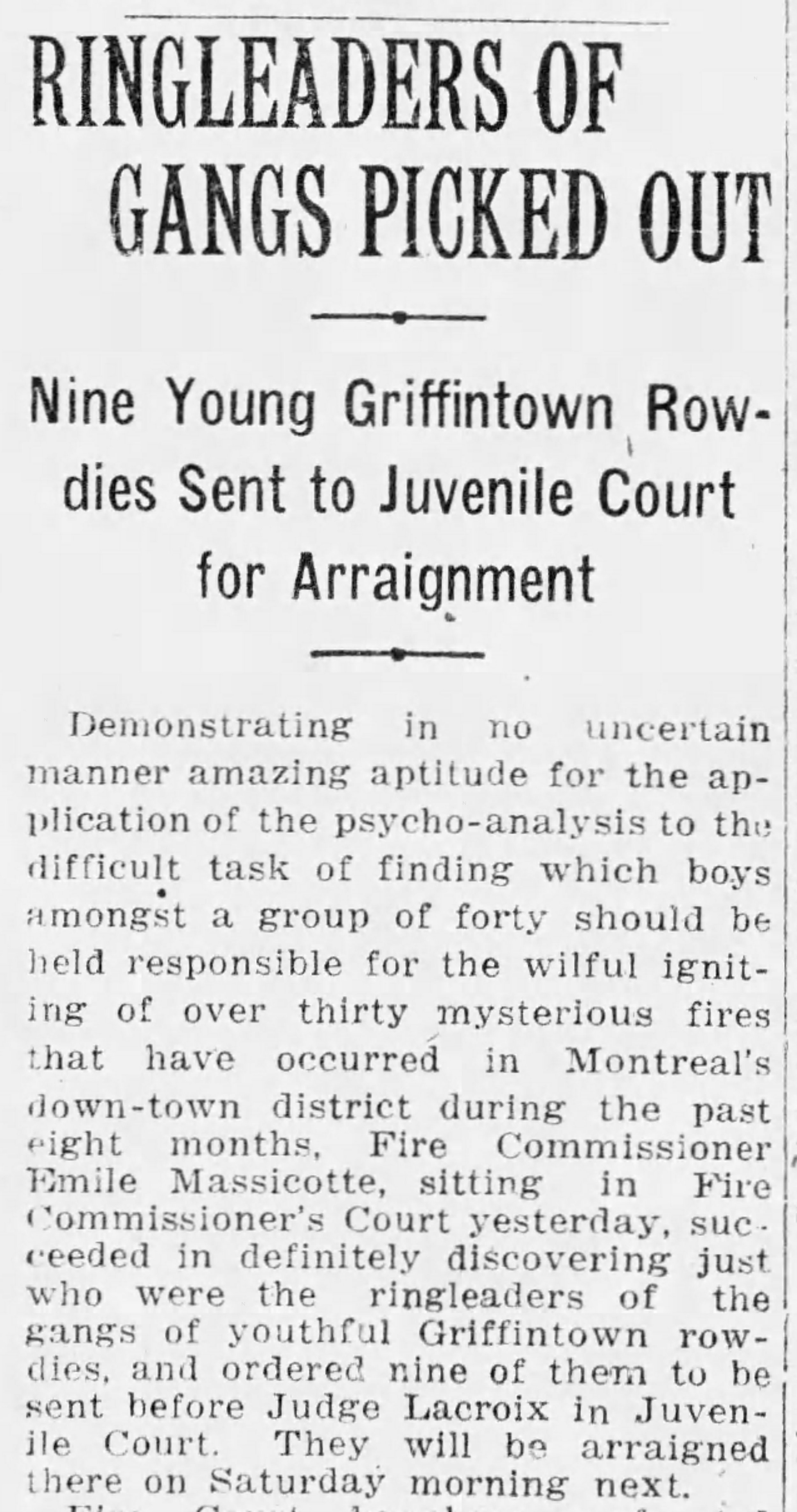 The Gazette, 10 Oct 1930