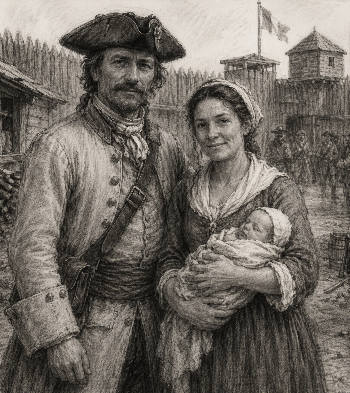 André Chauvet dit Camirand &amp; Marie Anne Pastorel 