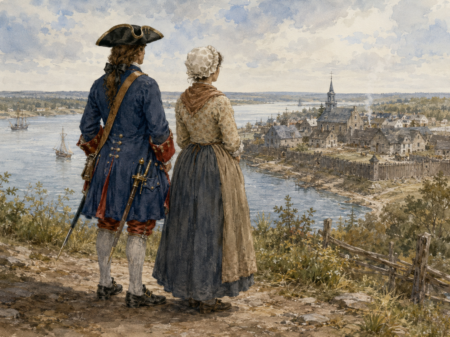 Jacques Lévèque dit Sansoucy &amp; Marguerite Laire 