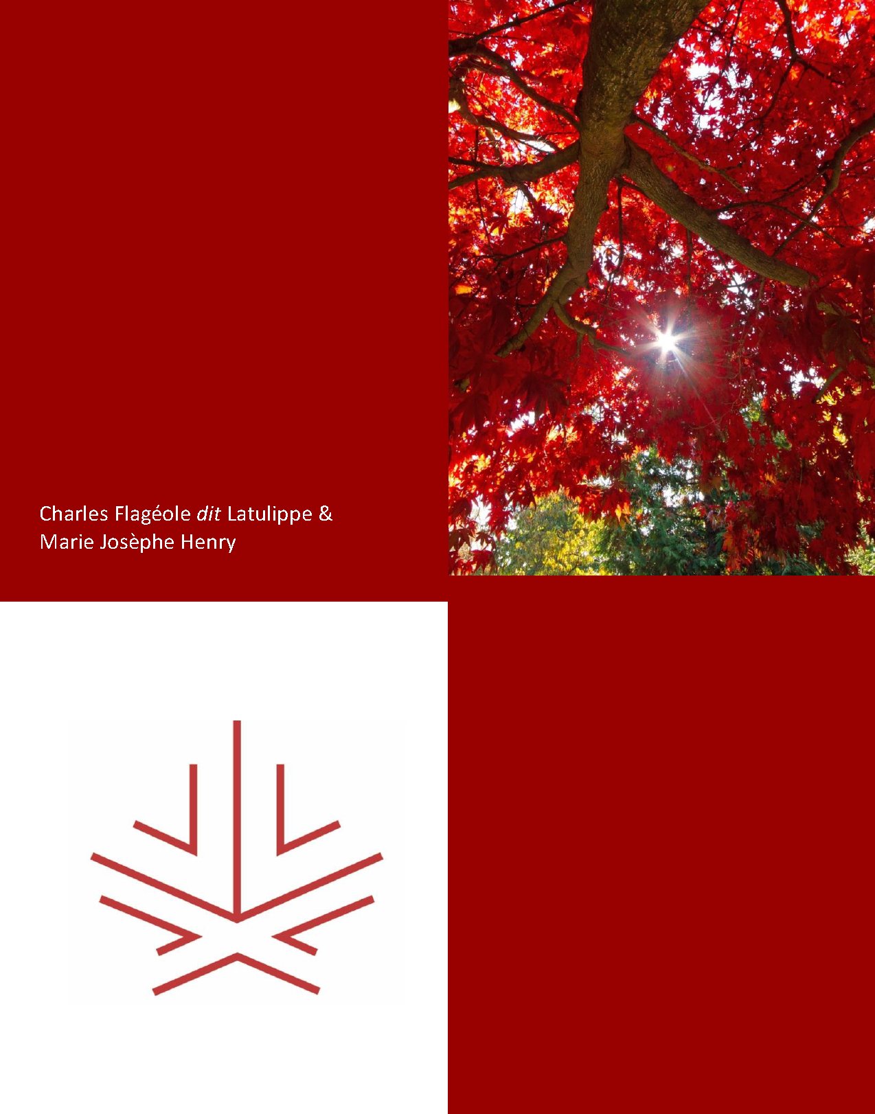 Charles Flagéole dit Latulippe & Marie Josèphe Henry (article in PDF format)