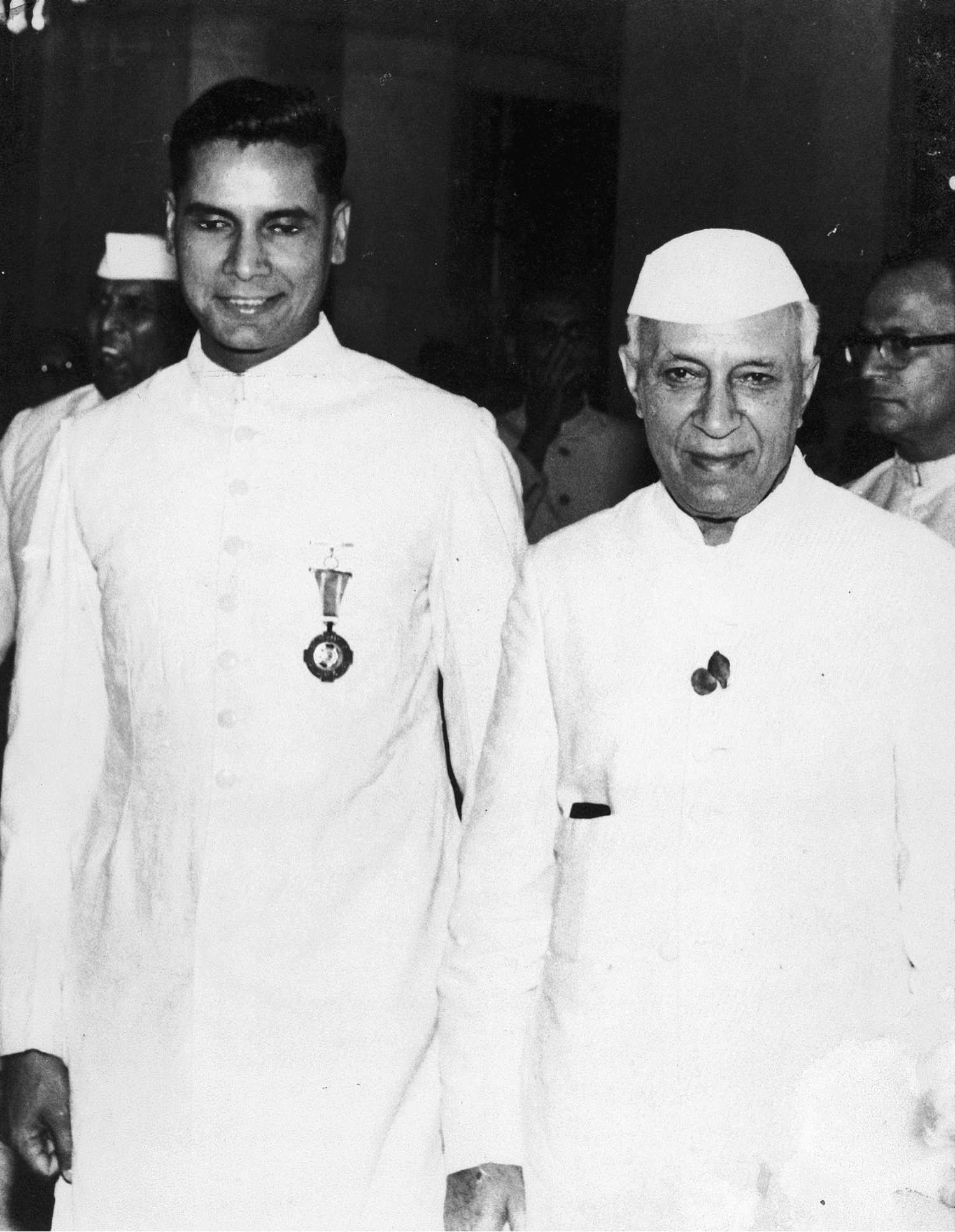 KC and Nehru at the Padma award ceremony, c. 1962�