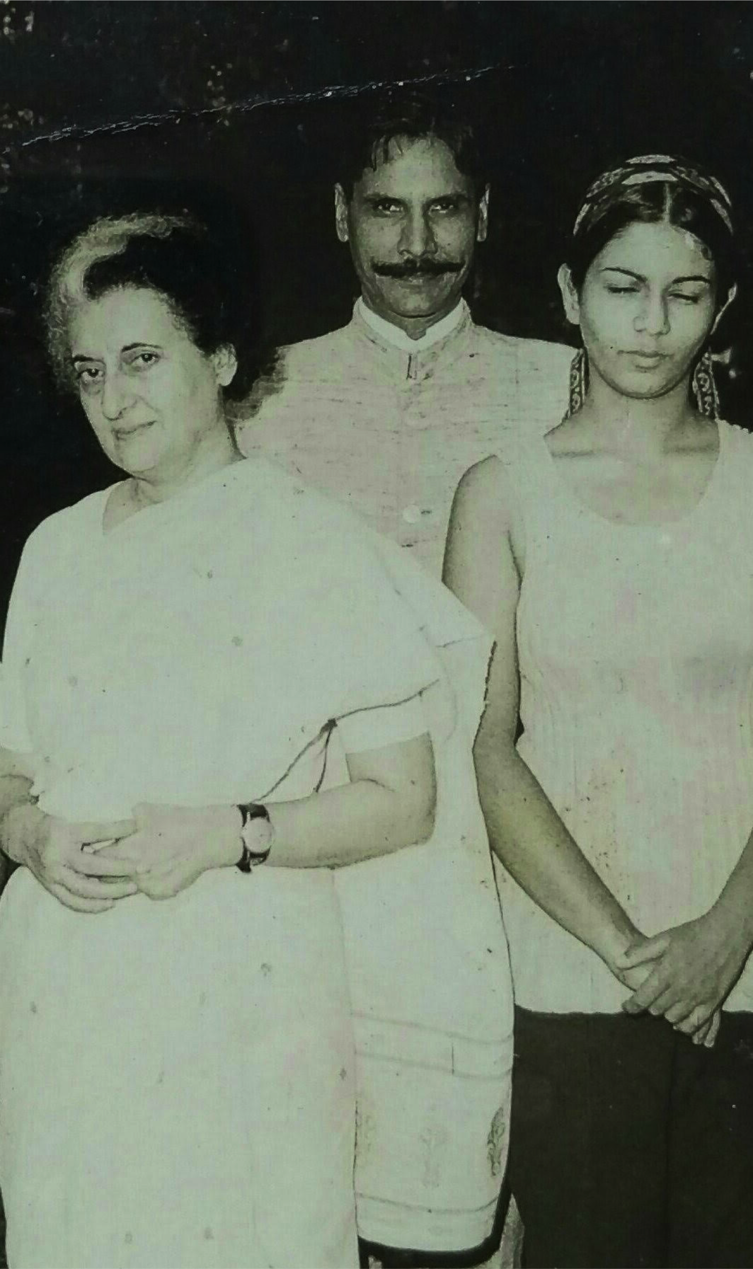 Indira Gandhi, KC, and daughter Geeta �