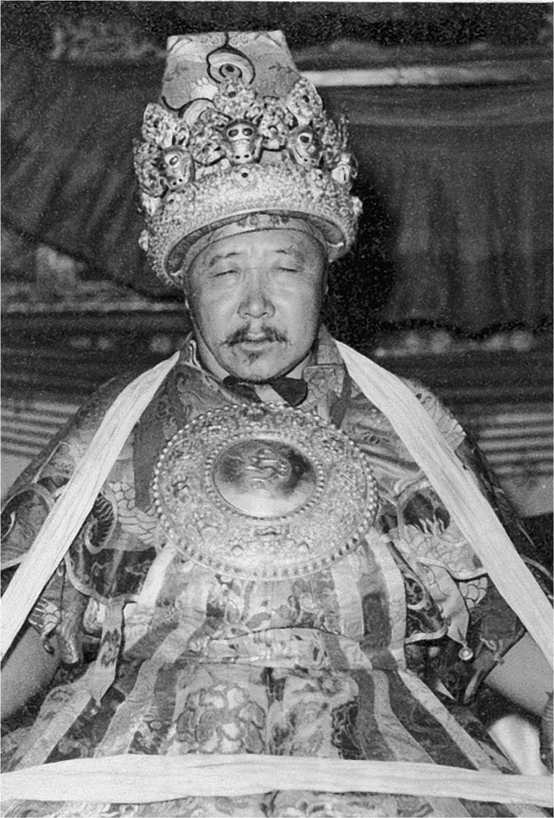 Tibetan Oracle before going into trance, c. 1958�