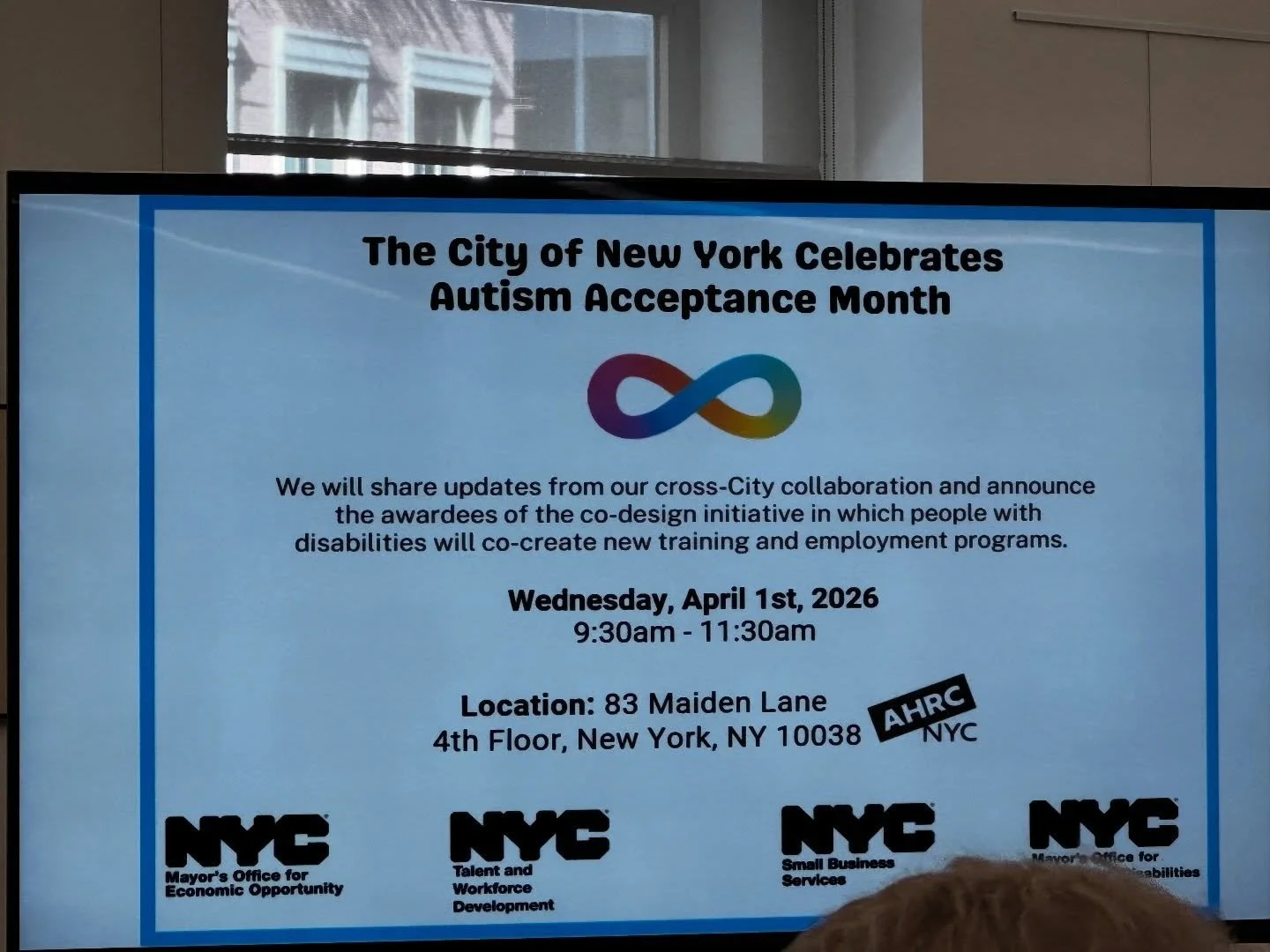 What a great way to start Autism Acceptance Month! NYC announced $7.5M investment to co-design inclusive employment programs for New Yorkers with disabilities. Congrats to all the awardees including @ahrcnyc on the launch of such an exciting chapter!