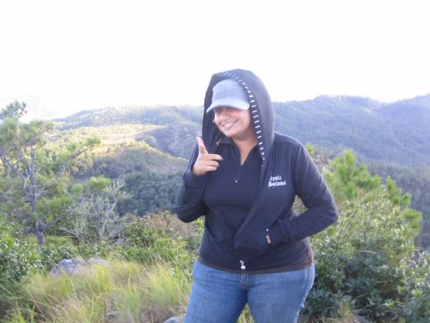 Me, after having climbed my first mountain in Nicaragua.