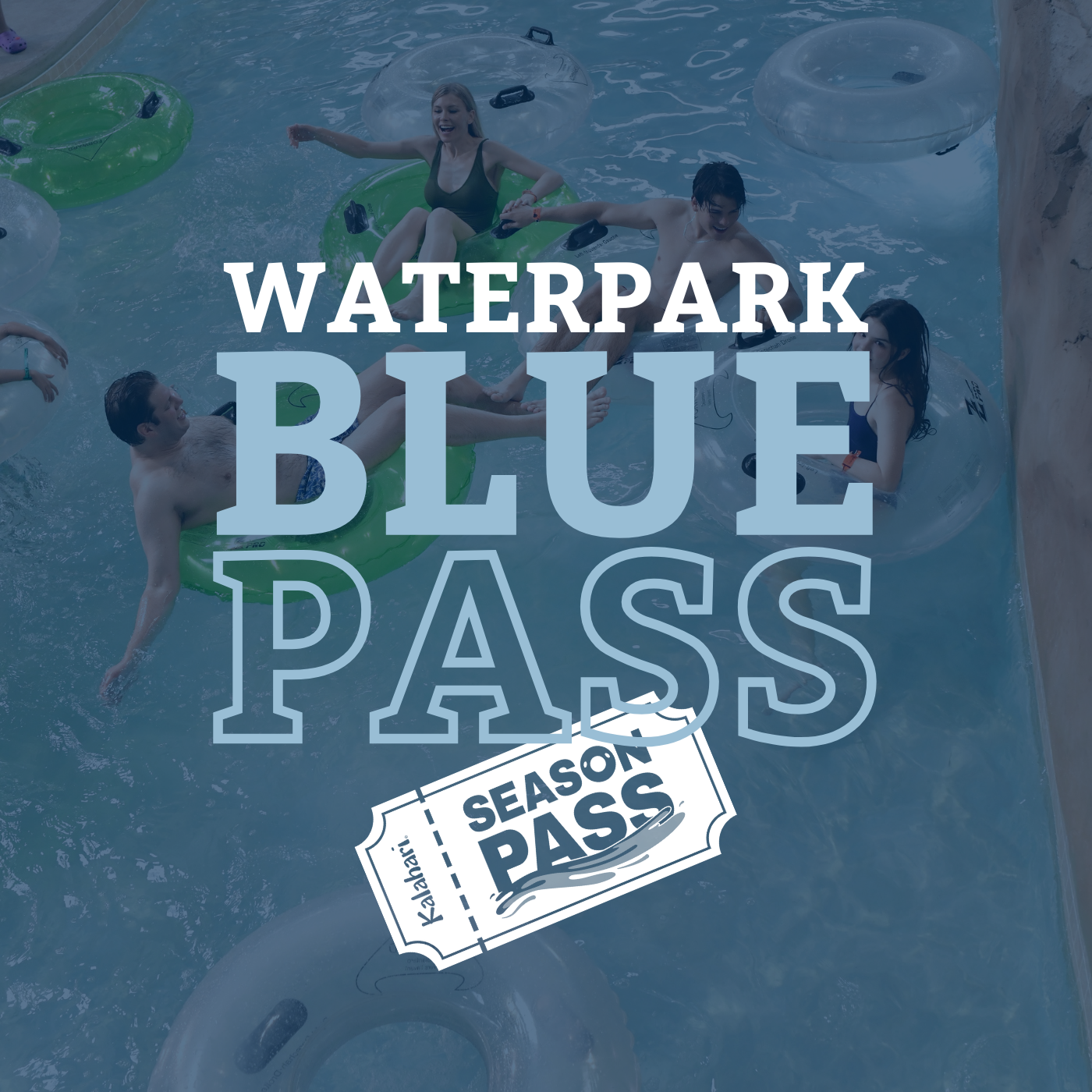 Kalahari Waterpark Season Pass - Blue