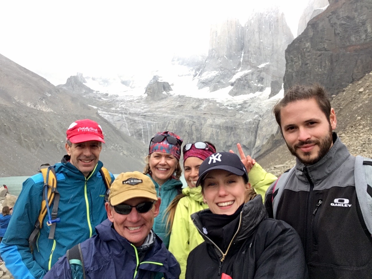 We lucked out with a fit, fast group for our Base de la Torres hike!