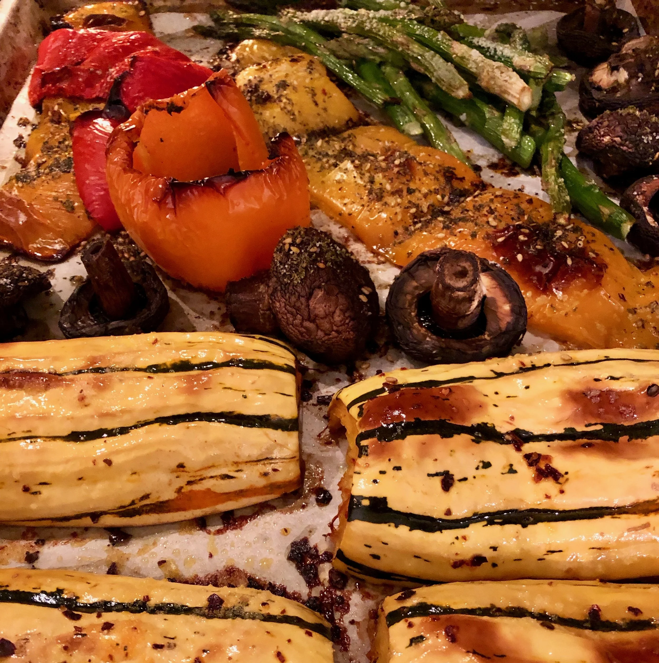 Sheet pan dinners are fast, delicious, and yield lots of hearty leftovers for next day’s lunch.