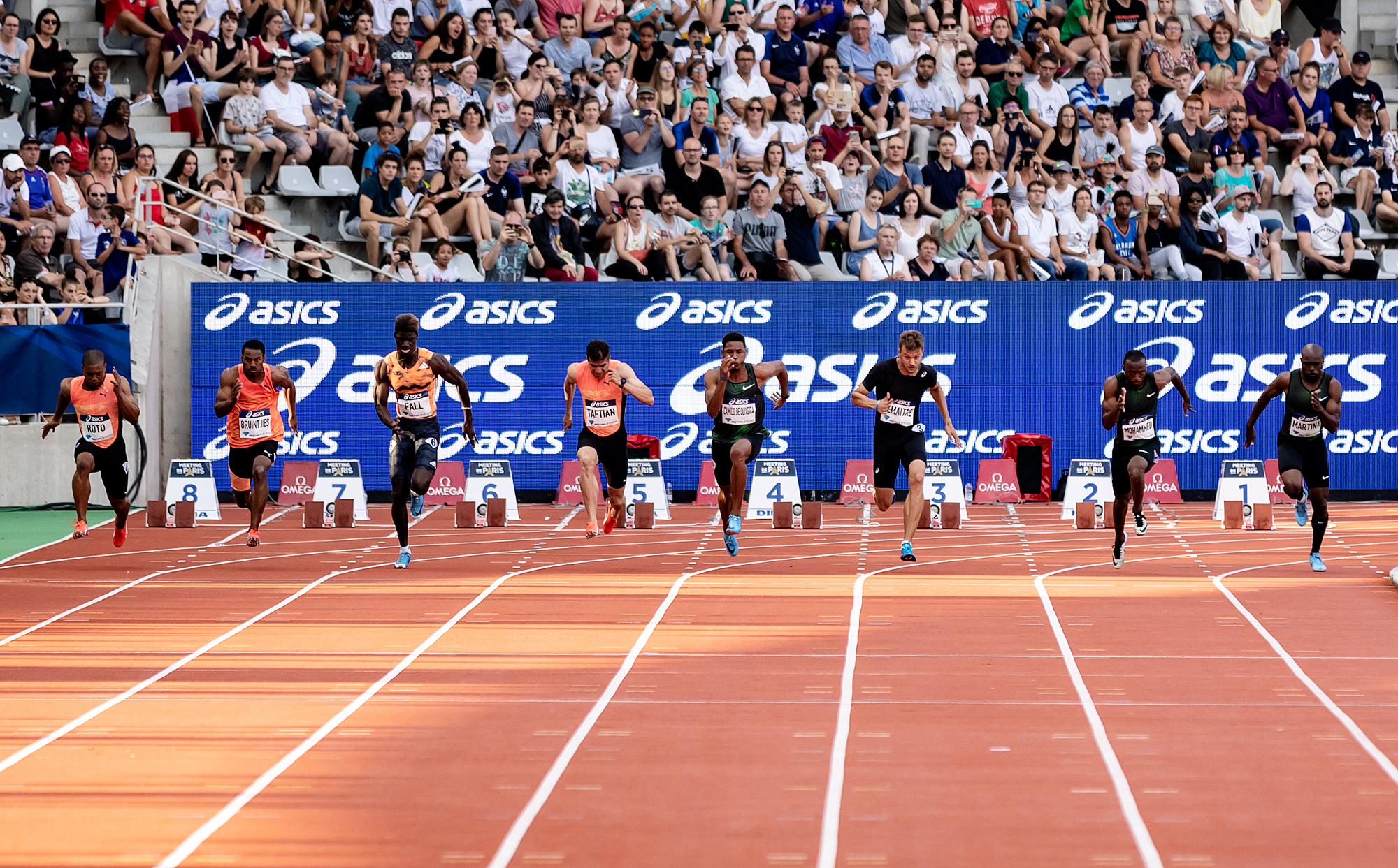 Mens 100m B Race