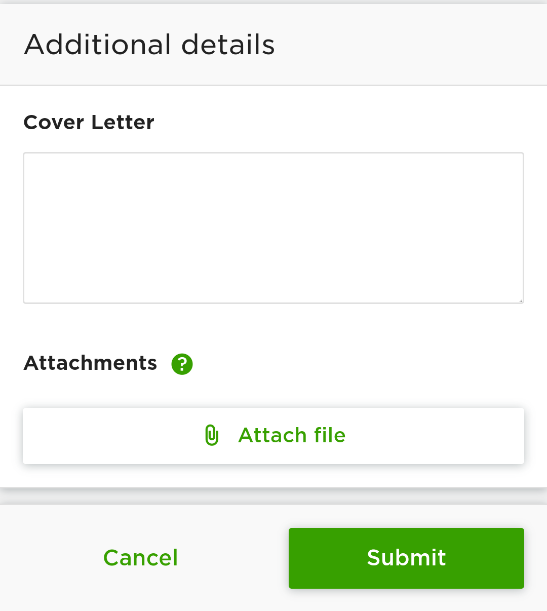 The space where you write your cover letter doesn’t seem to encourage long-winded pieces of writing.