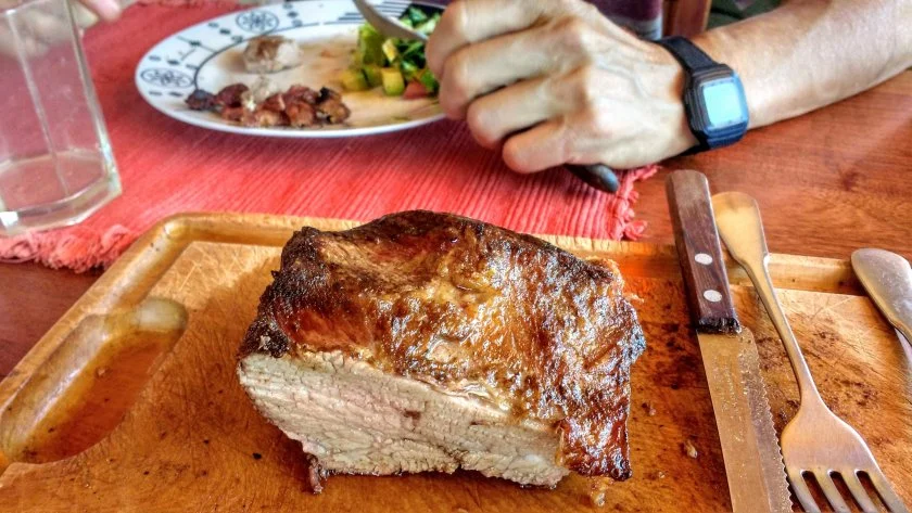 A hunk of legendary Argentine beef. And yes, it is better.
