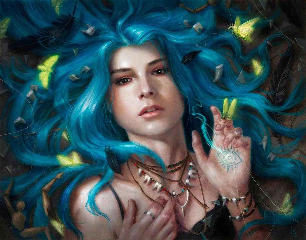Portrait of Karou by Lindsey Look.