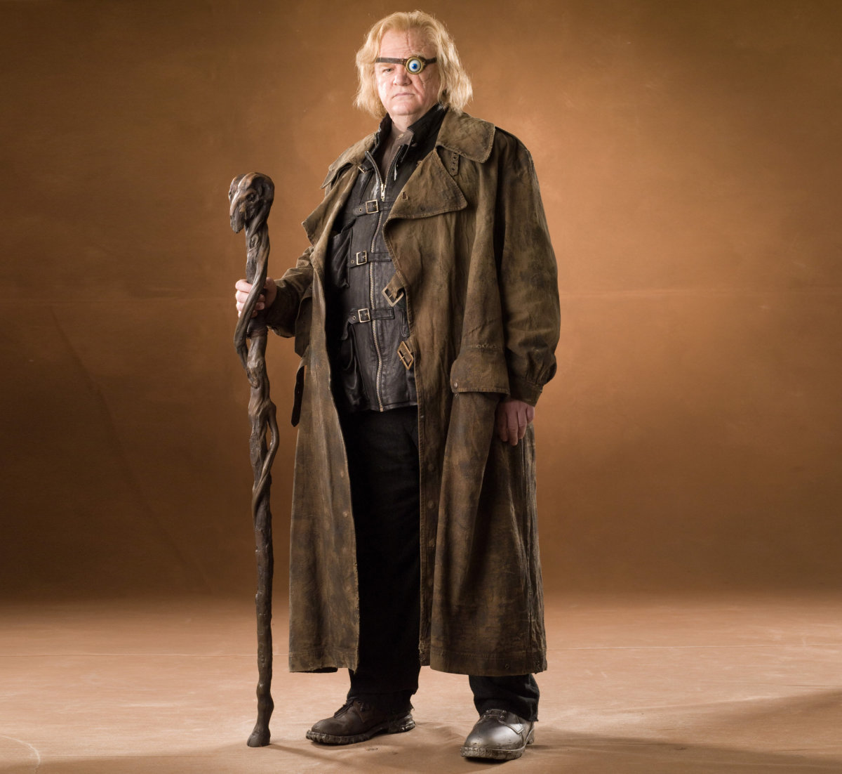 Brendan Gleeson as Alastor “Mad-Eye” Moody (via Pottermore).