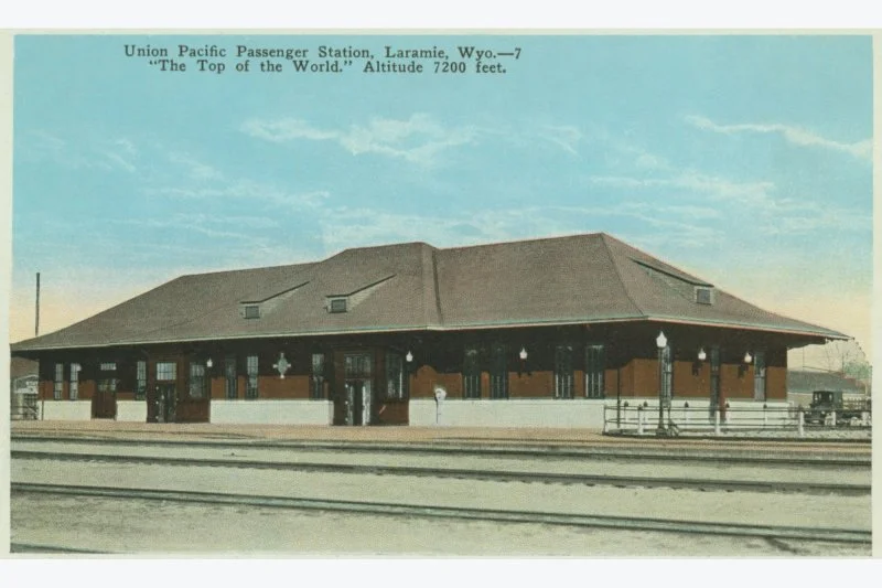 Postcard of the Depot, ca. 1924