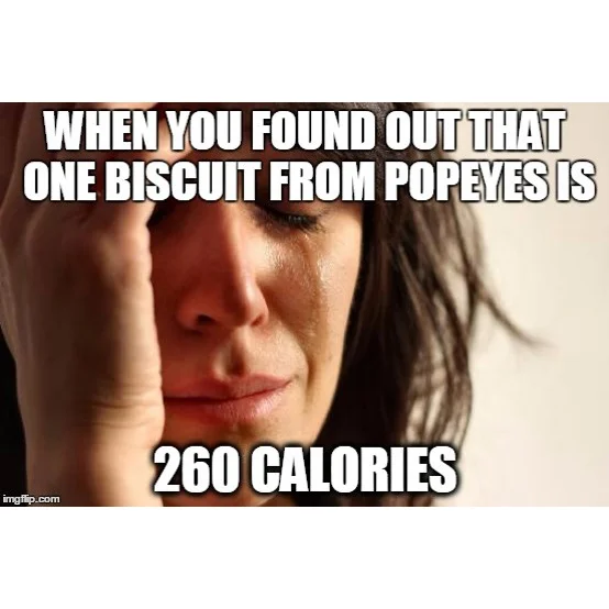 Meme developed by students in the Youth Food Educators Program targeting Popeyes.