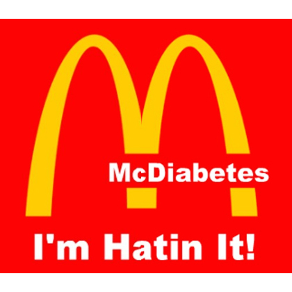 Countermarketing image developed by student in the the Youth Food Educators Program targeting McDonalds.