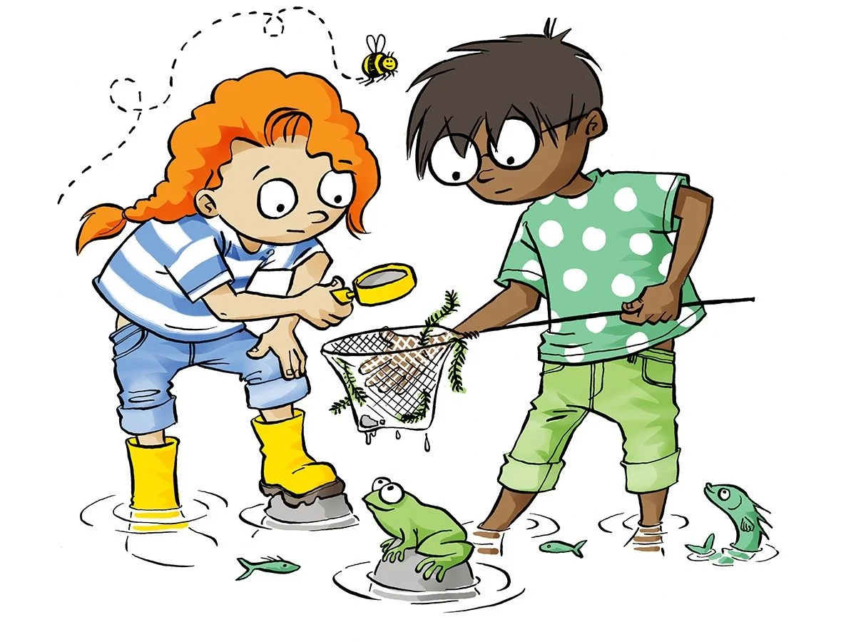 Pond Dipping, mini beast hunt and Blackberry picking 