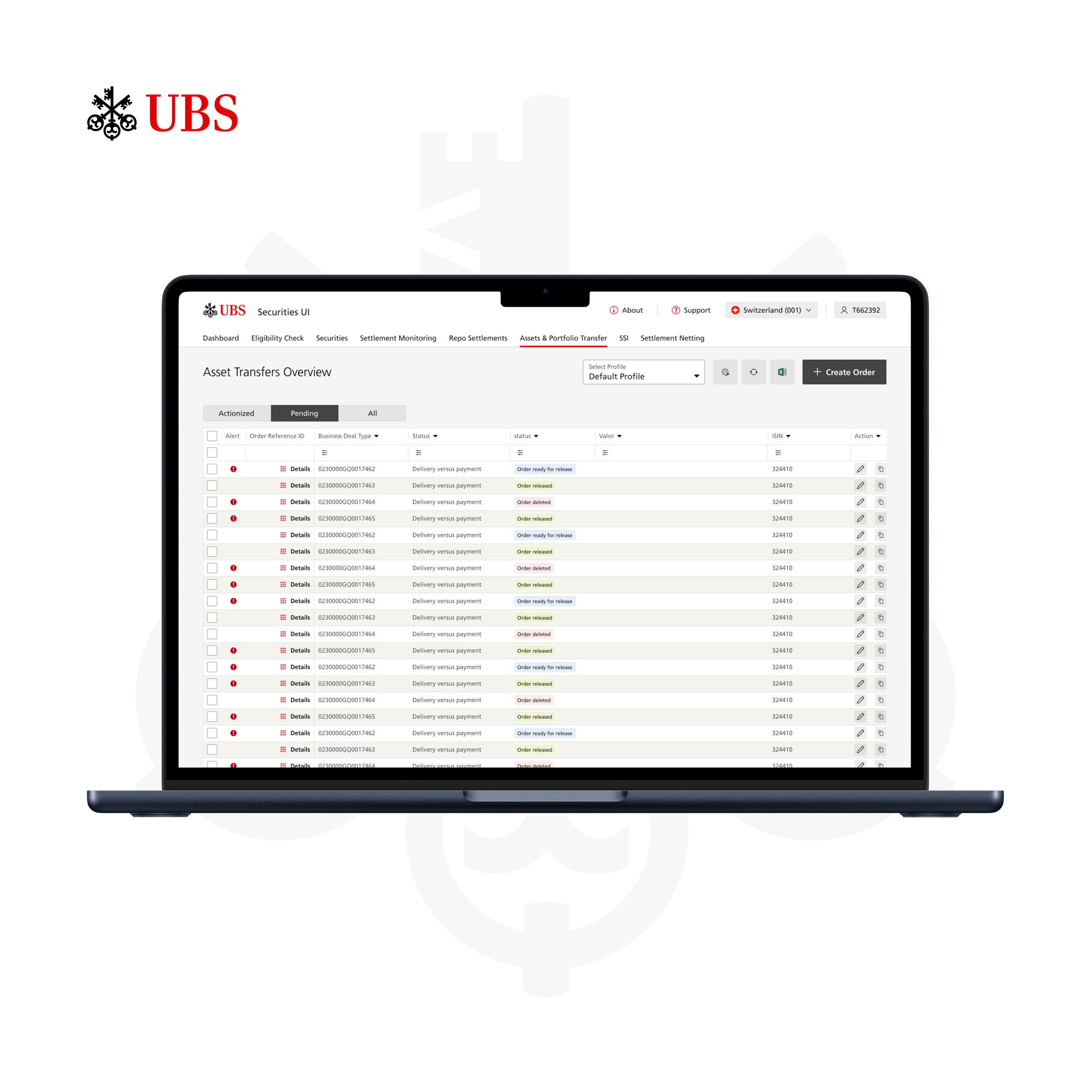 UBS® Asset & Portfolio Transfer
