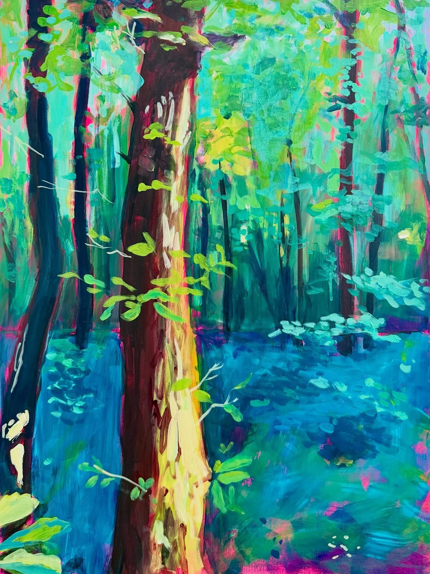 Excited to share a work in progress for my upcoming collection! See this piece and lots of others at the @campfluff show November 8th in Los Angeles! 

🌳🌳🌳🌳🌳🌳