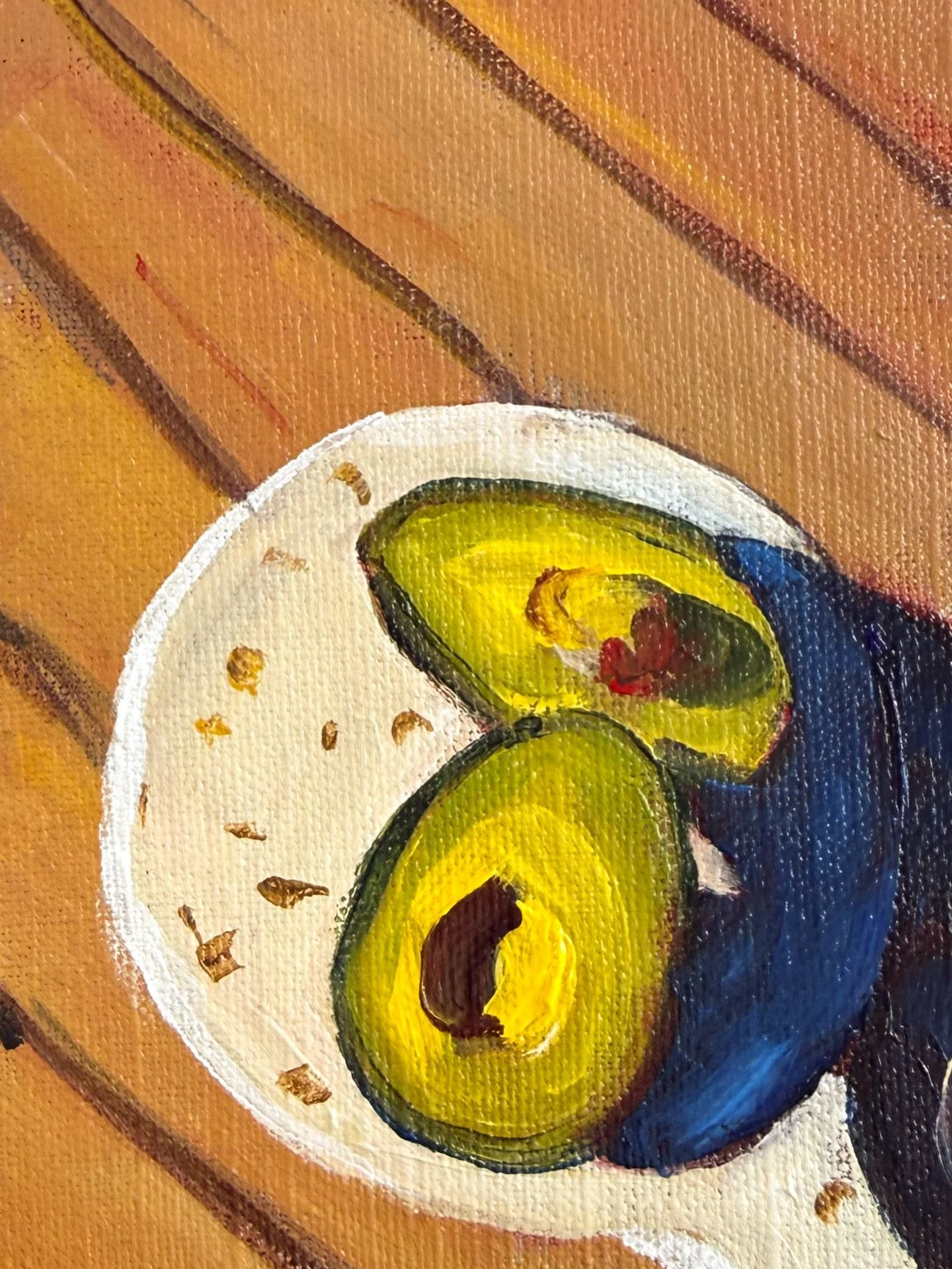Day 9/100 👉🏼 Swipe to see day 8/100 

Avocado 🥑 and Camellia 💗 Have an amazing weekend, everyone! 

#art #avocado #100daypaintingchallenge #mollyalexart #painting