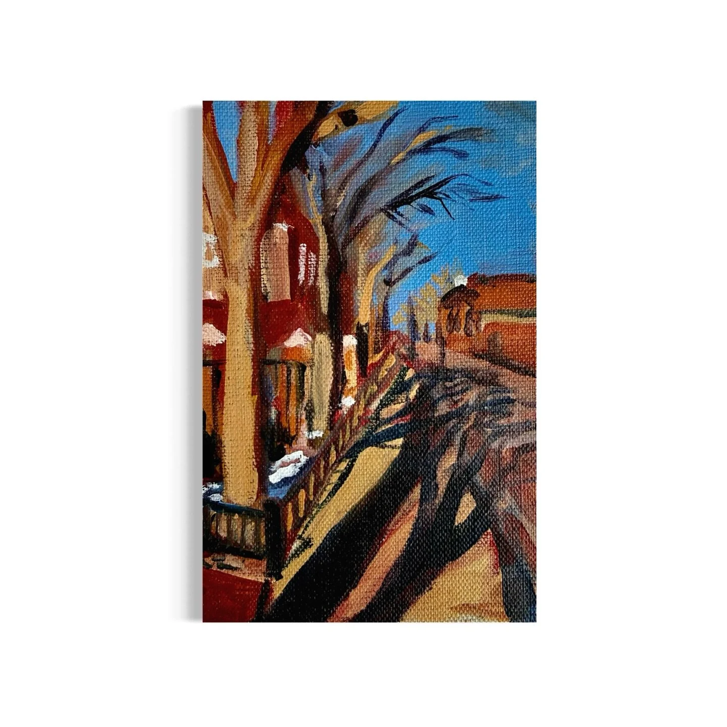 Day 28/100: Cold winter day in Chicago ❄️ 

#chicago #painting #mollyalexart #art #100daypaintingchallenge