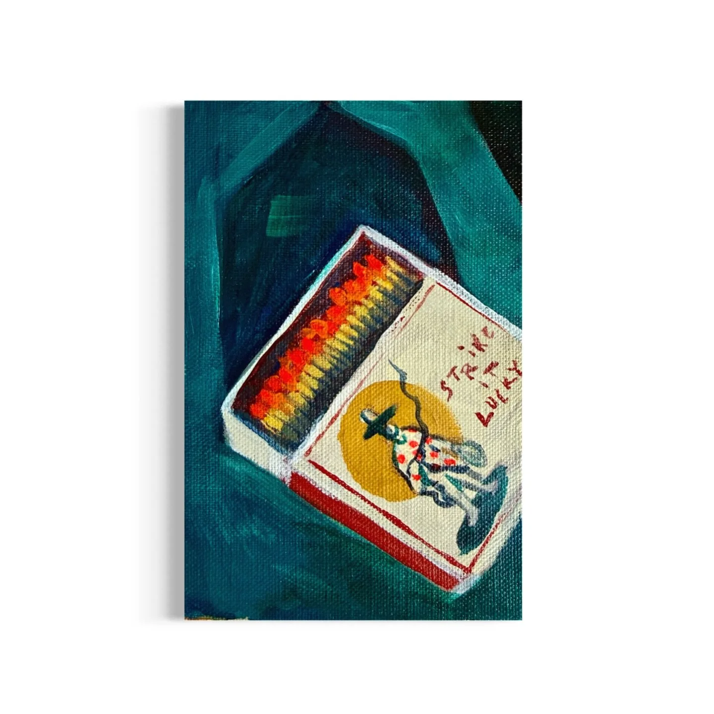 Day 29/100: Strike it Lucky matches 🔥 This has become one of my favorites &hearts;️

#matches #art #painting #artqueens #mollyalexart