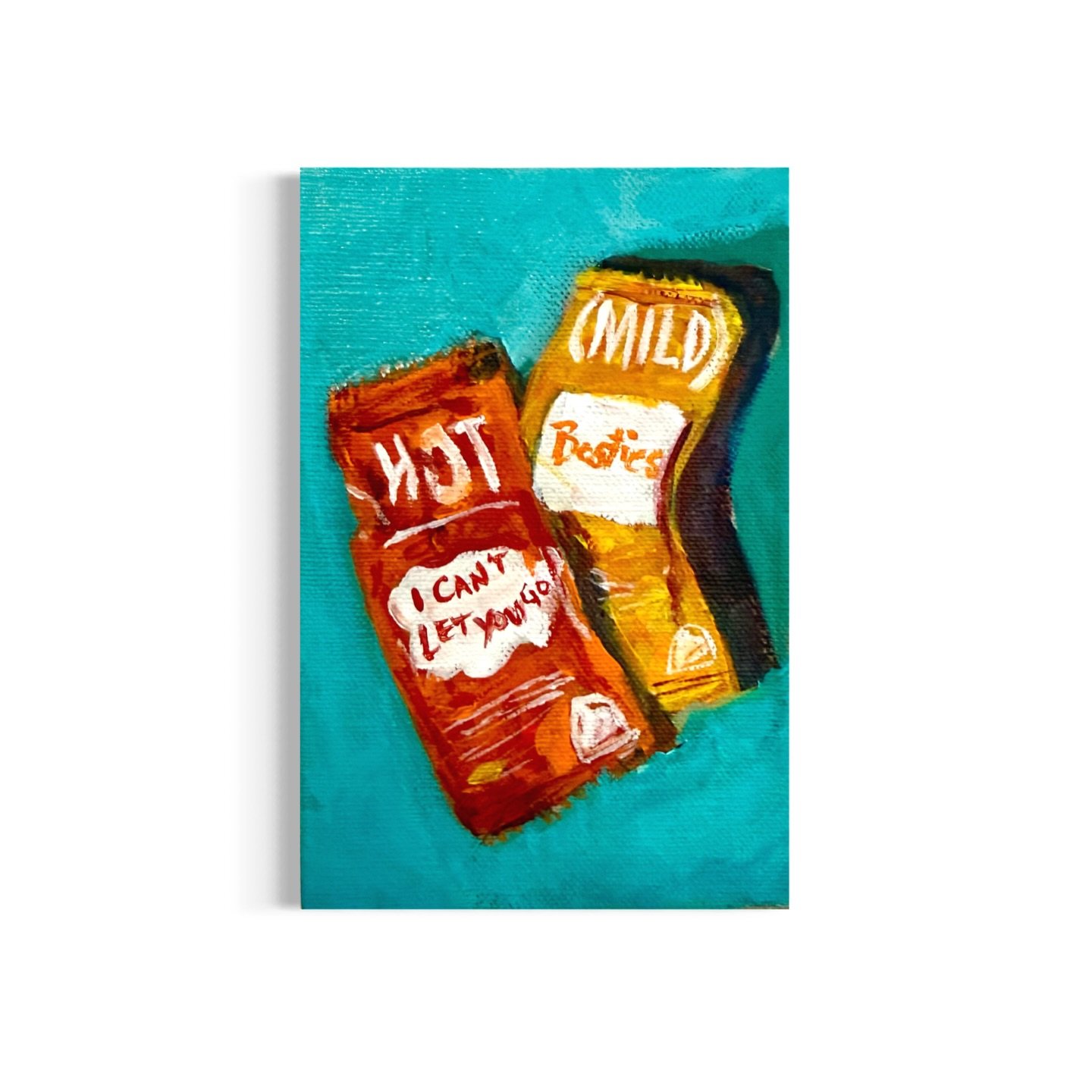Day 58/100: Taco Bell Hot/Mild Sauce 🌮 

#art #tacobell #hotsauce #mollyalexart #originalartforsale