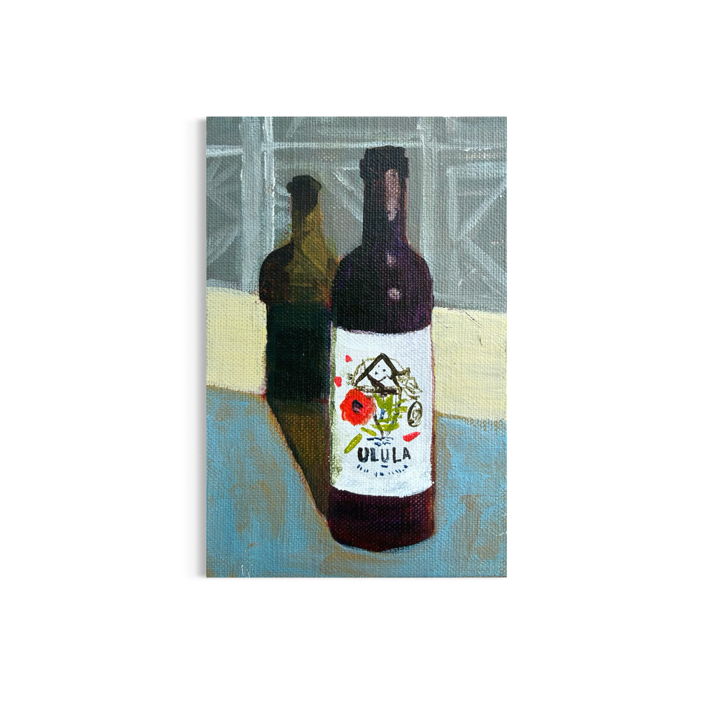96/100: Red Wine | Original Acrylic Painting on linen board, 4x6" (Copy)
