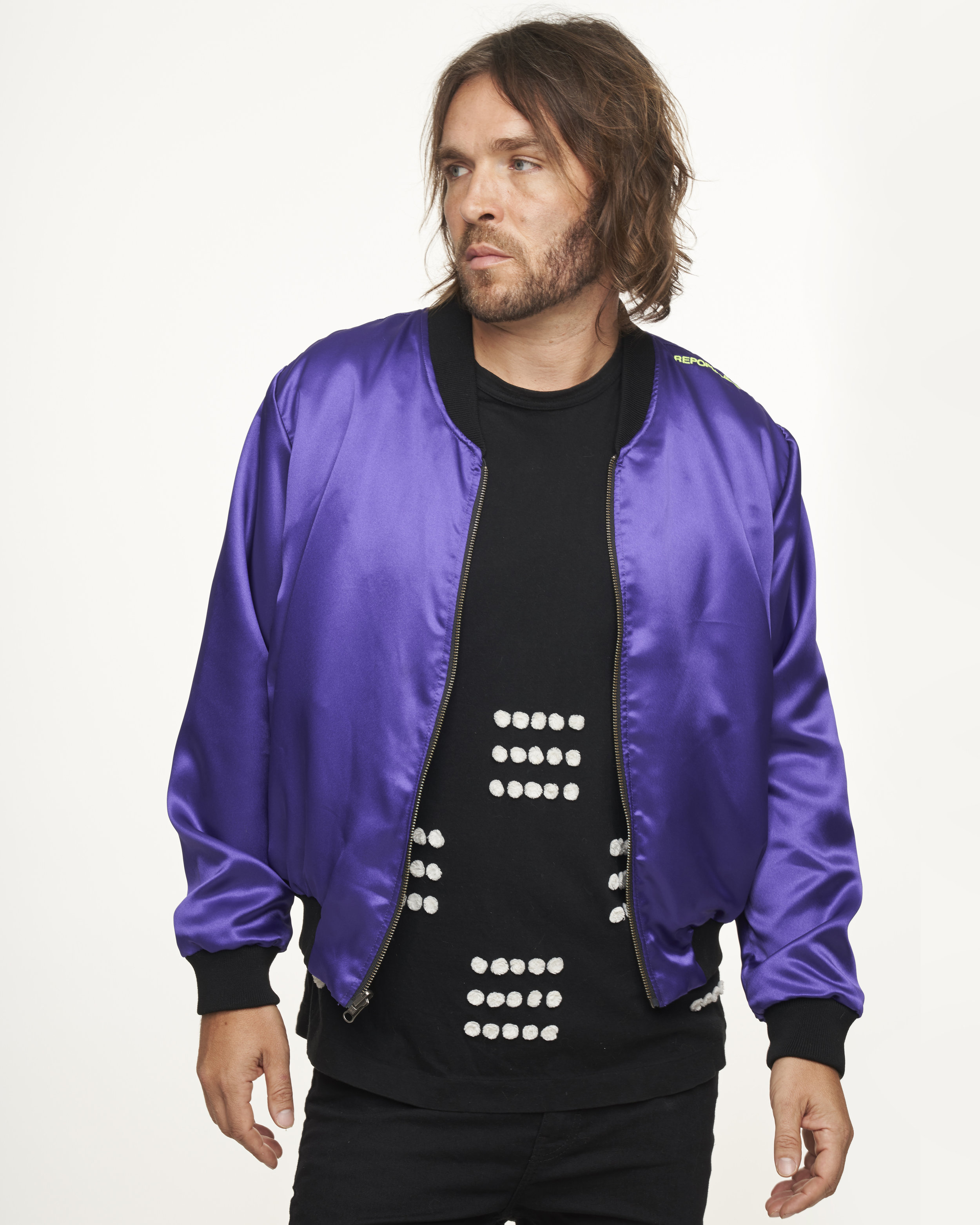 PURPLE REIGN” Men's Jacket / SIZE 44 – RockStarr Designer Wear