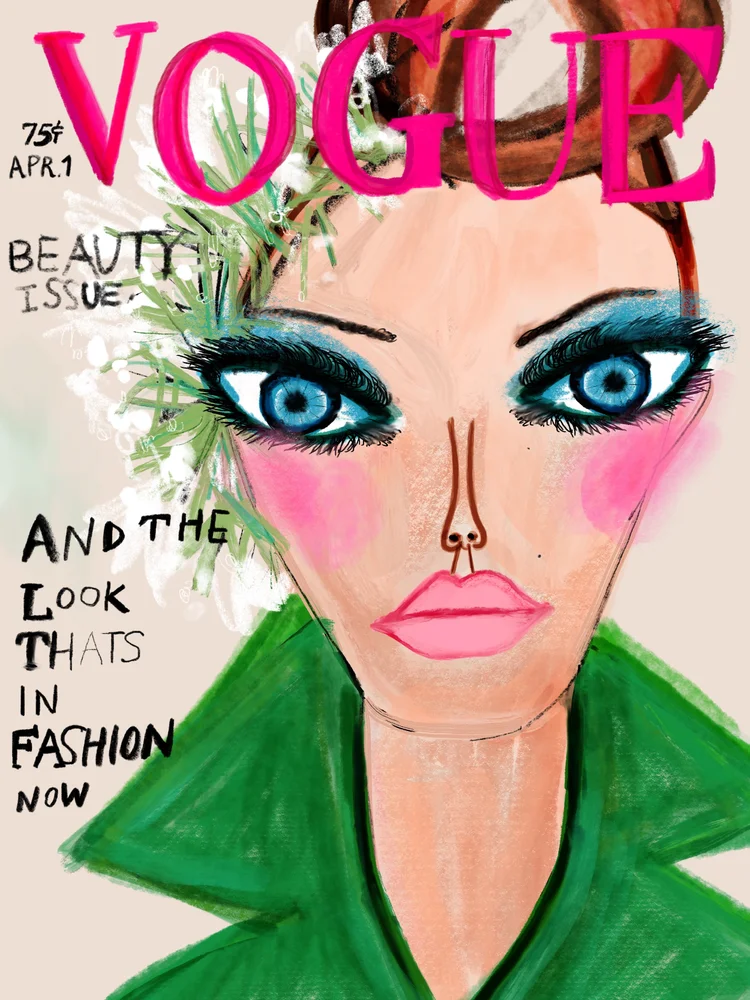 Vintage April cover by Annie Naranian — annie naranian
