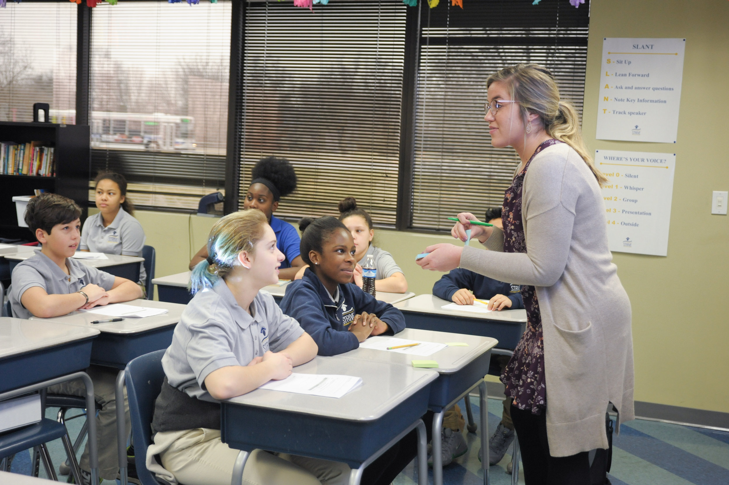 Bethany Eschman, sixth-grade English-language arts teacher at STRIVE Collegiate Academy