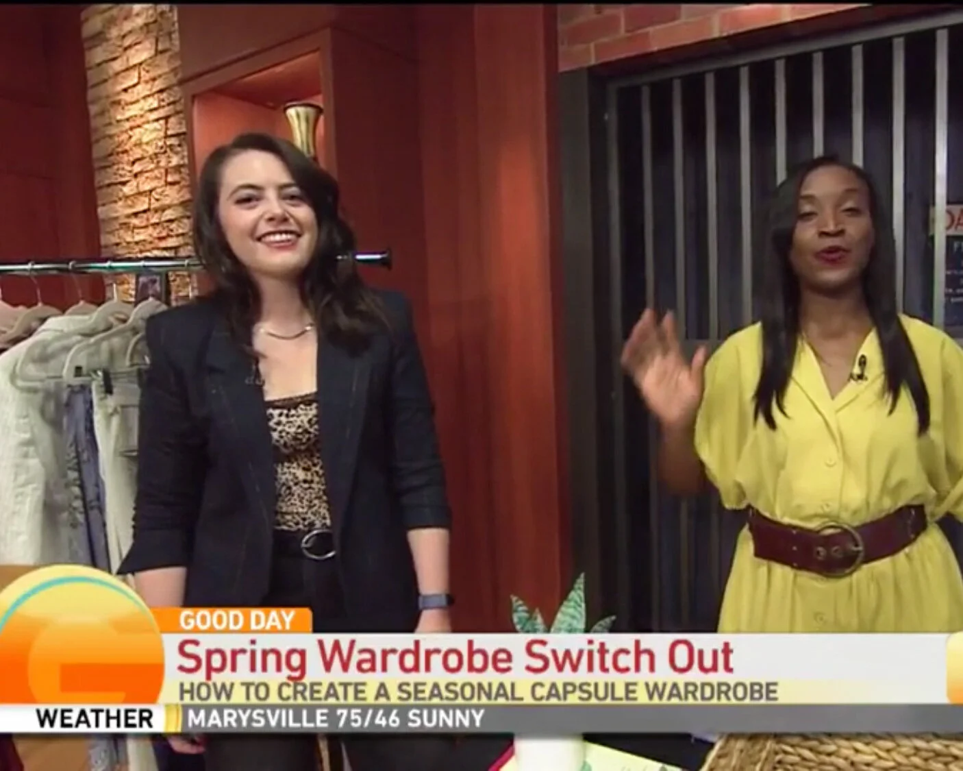 My GoodDay Sacramento Segment on Capsule Wardrobes &amp; Closet Editing with Carly Adams