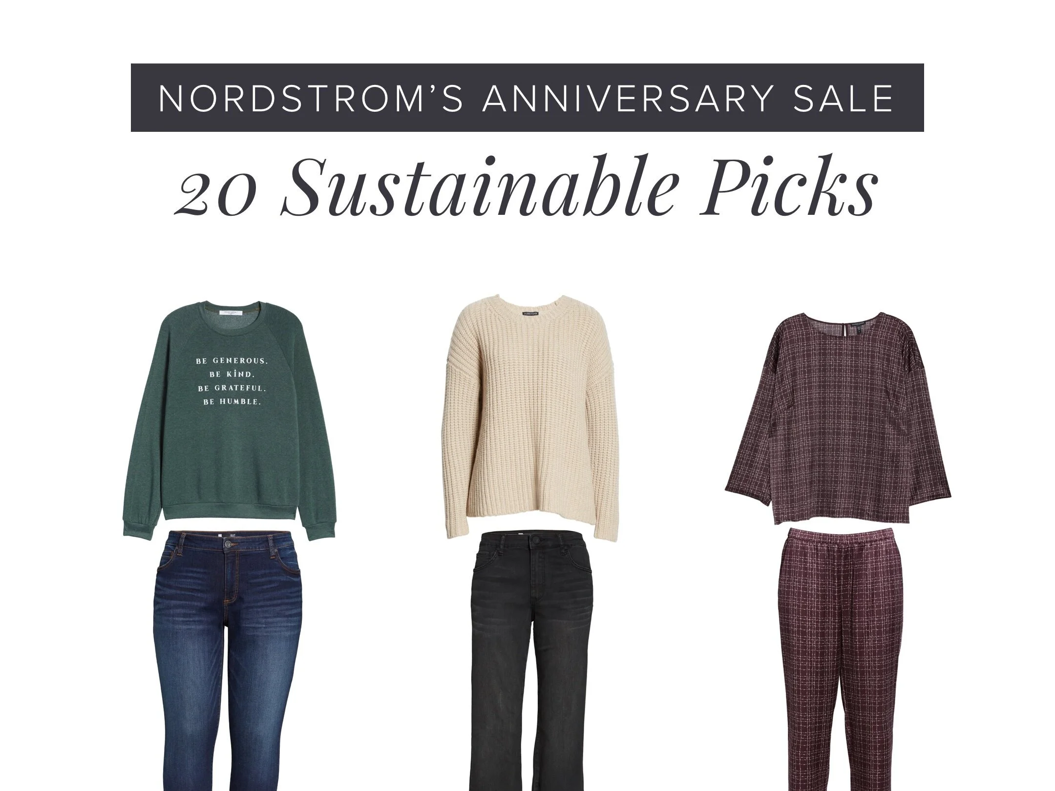 Sustainable Picks from Nordstrom's Anniversary Sale 2020