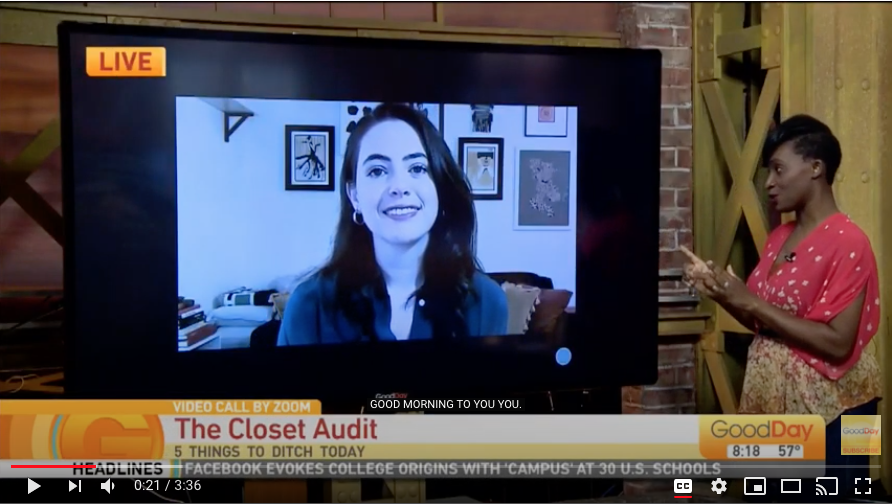 Segment on Good Day Sacramento: 5 Things to Ditch from your Closet