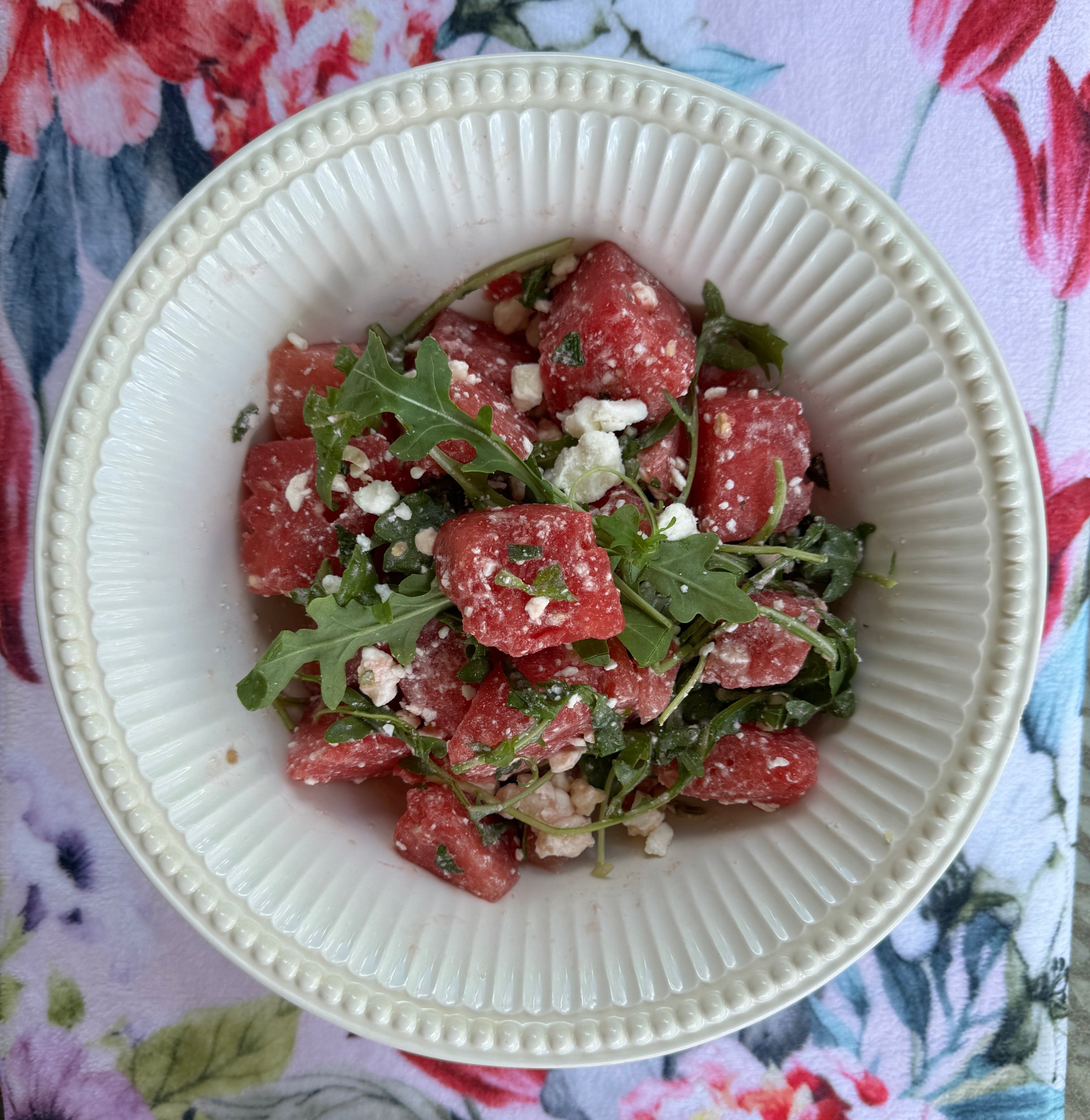 Watermelon, Arugula, and Feta Salad