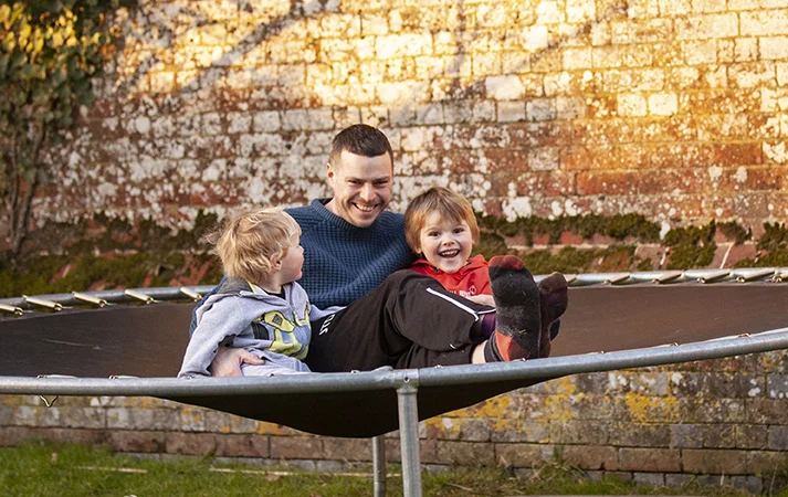 “The daily dose of giggles with my boys”