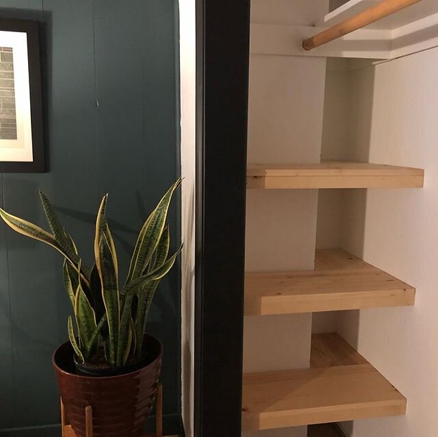 Making the best of wasted space in my guest-rooms&rsquo; closets.