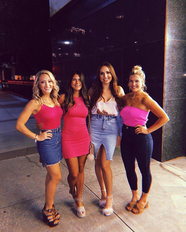 Celebrated #meangirlsday with the sweetest... if you haven&rsquo;t been to a showing at the @tampatheatre yet, you&rsquo;re missing out! 👯&zwj;♀️💖👄 #october3rd #movienight