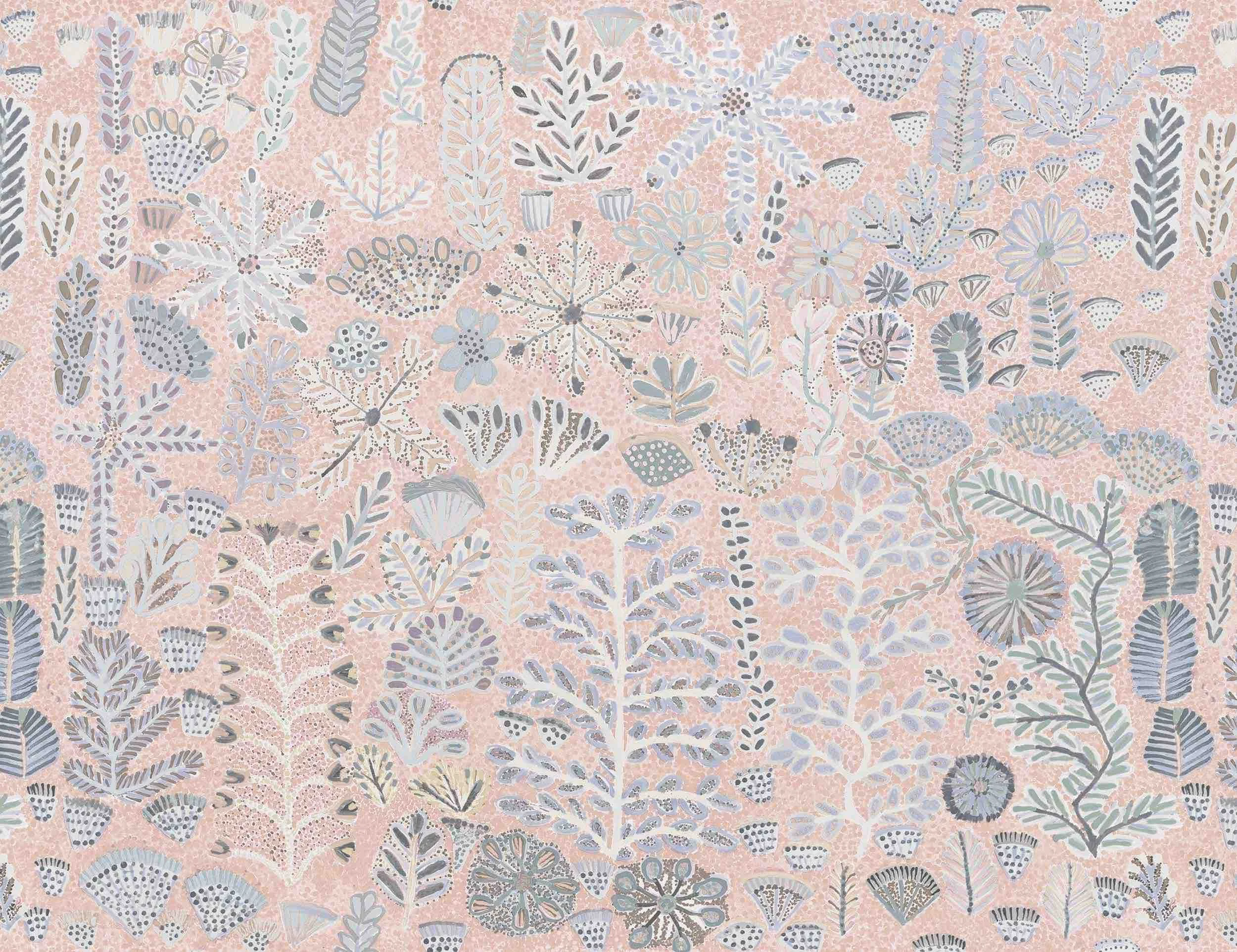 Willie Weston_Ampilatwatja Collection_wallpaper_Sugarbag Dreaming_Desert Rose