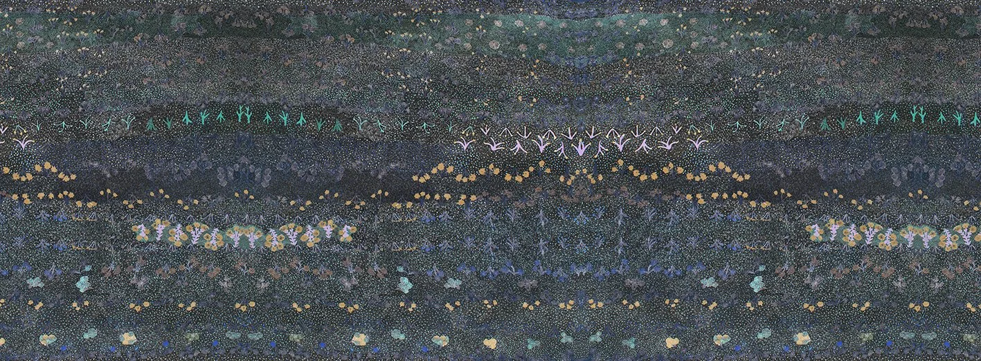 Willie Weston_Ampilatwatja Collection_fabric_Singing Bush Medicine_Night Sky.jpg