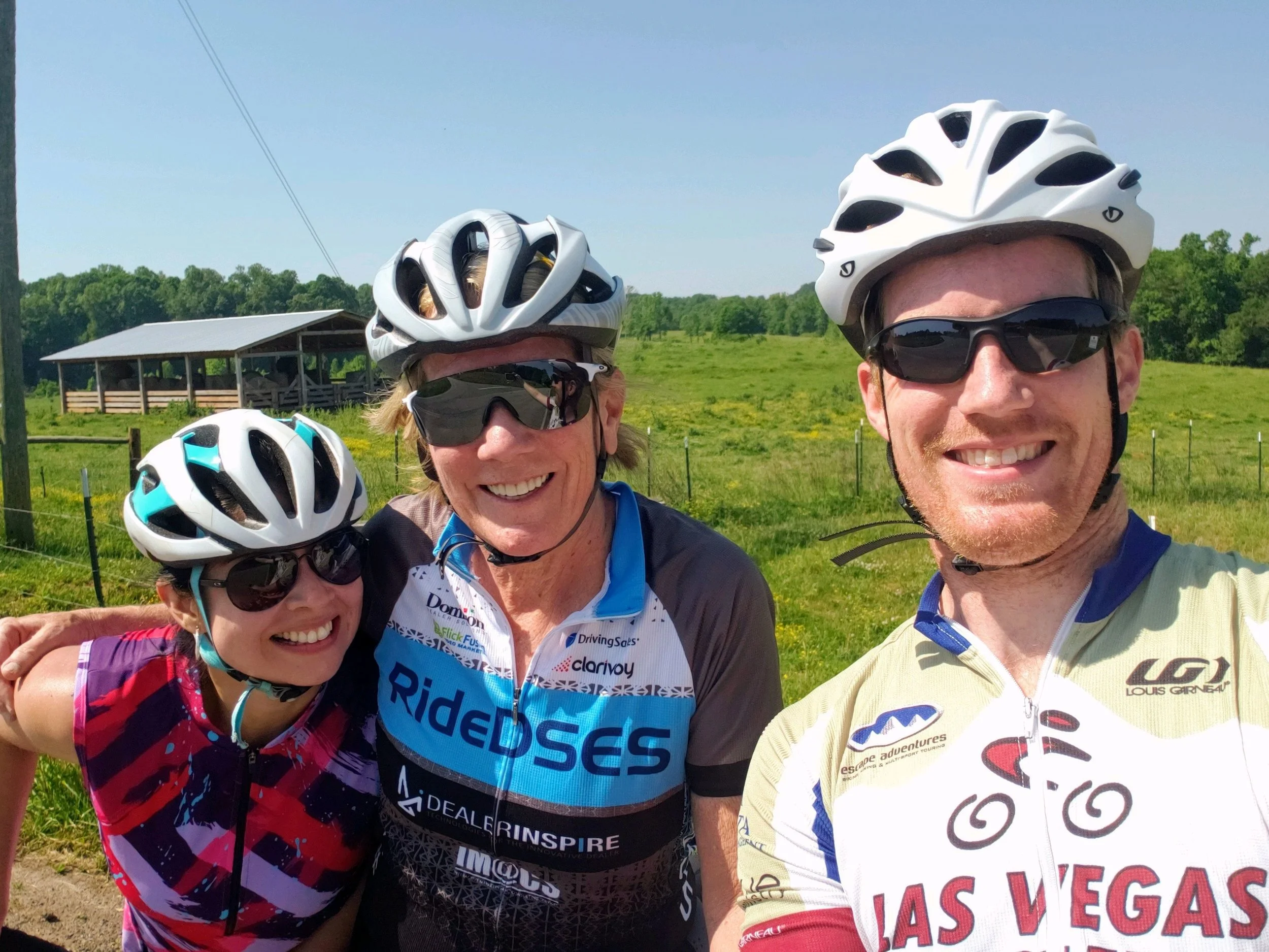 Left to right - My wife, Nadia, my mom, Carol, and Me, Dan